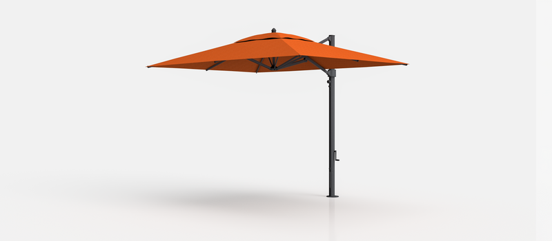 Frankford Aurora Cantilever Umbrella - Aluminum - 8.5' x 11' Rectangle