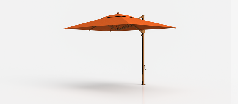 Frankford Aurora Cantilever Umbrella - Aluminum - 8.5' x 11' Rectangle