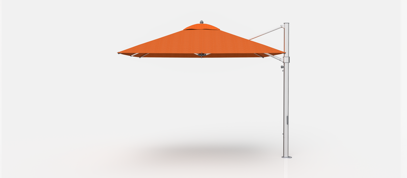 Frankford Aurora Cantilever Umbrella - Aluminum - 10' Square