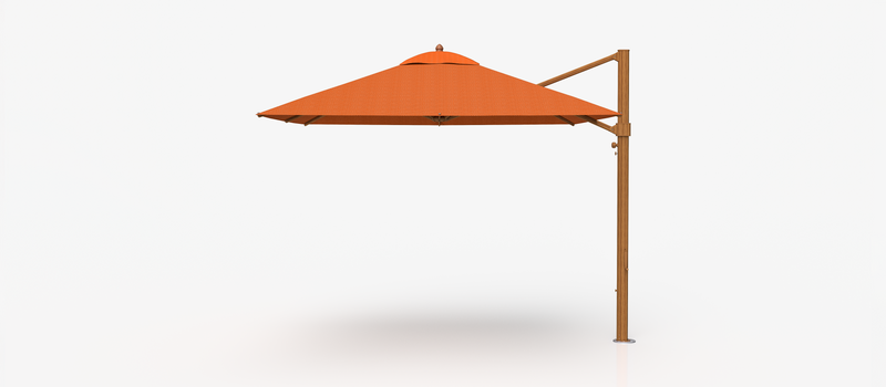 Frankford Aurora Cantilever Umbrella - Aluminum - 10' Square
