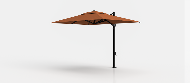 Frankford Aurora Cantilever Umbrella - Aluminum - 8.5' x 11' Rectangle