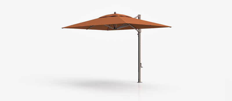 Frankford Aurora Cantilever Umbrella - Aluminum - 8.5' x 11' Rectangle