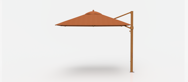Frankford Aurora Cantilever Umbrella - Fiberglass - 10' Square