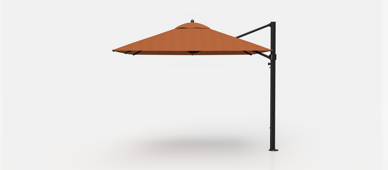 Frankford Aurora Cantilever Umbrella - Aluminum - 10' Square
