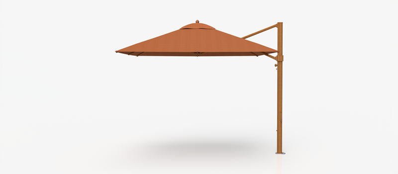 Frankford Aurora Cantilever Umbrella - Aluminum - 10' Square