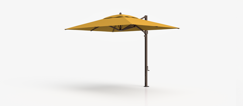 Frankford Aurora Cantilever Umbrella - Aluminum - 8.5' x 11' Rectangle