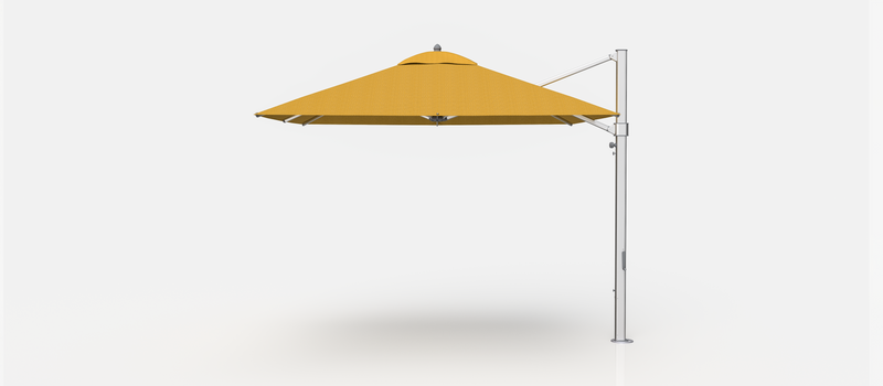 Frankford Aurora Cantilever Umbrella - Aluminum - 10' Square