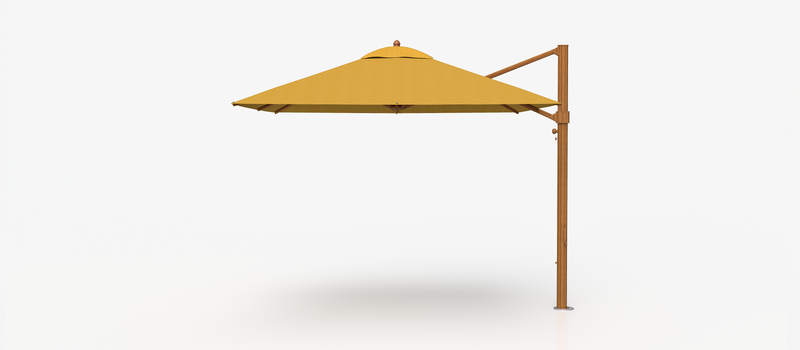 Frankford Aurora Cantilever Umbrella - Aluminum - 10' Square