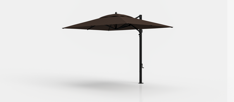 Frankford Aurora Cantilever Umbrella - Aluminum - 8.5' x 11' Rectangle