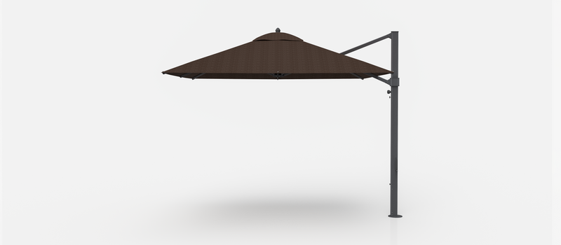 Frankford Aurora Cantilever Umbrella - Aluminum - 10' Square
