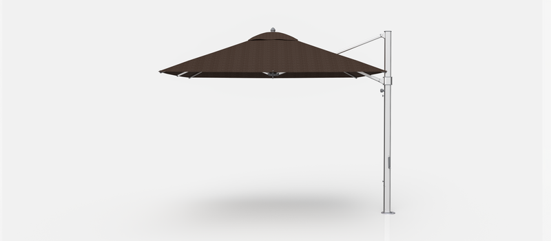 Frankford Aurora Cantilever Umbrella - Aluminum - 10' Square