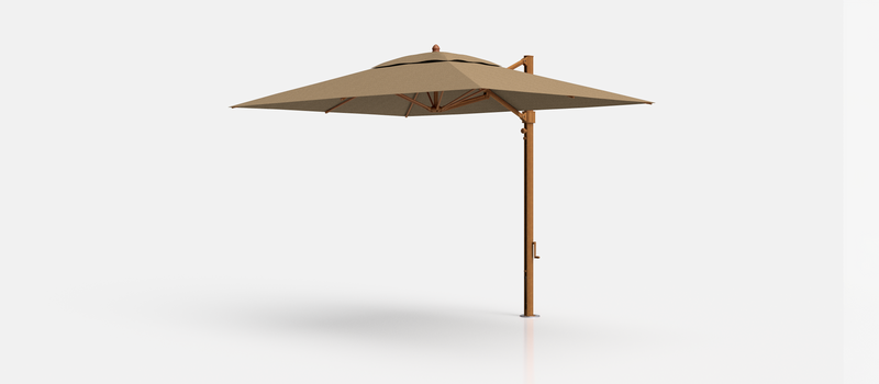Frankford Aurora Cantilever Umbrella - Fiberglass - 8.5' x 11' Rectangle