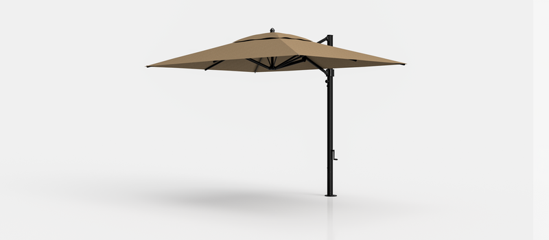 Frankford Aurora Cantilever Umbrella - Aluminum - 8.5' x 11' Rectangle