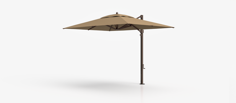 Frankford Aurora Cantilever Umbrella - Aluminum - 8.5' x 11' Rectangle