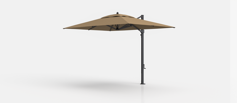 Frankford Aurora Cantilever Umbrella - Aluminum - 8.5' x 11' Rectangle