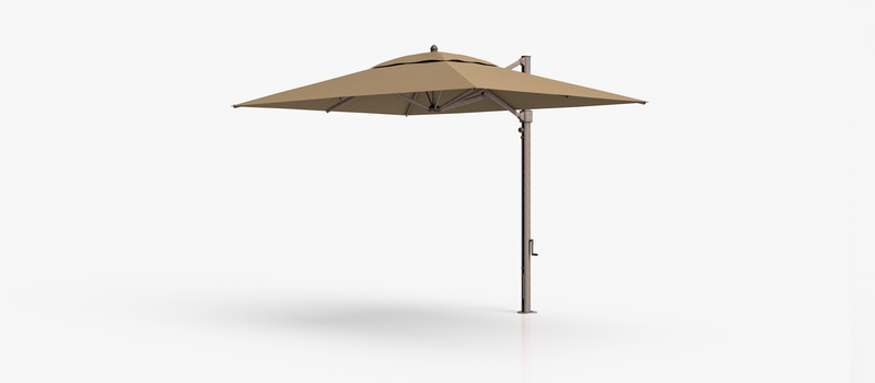 Frankford Aurora Cantilever Umbrella - Aluminum - 8.5' x 11' Rectangle