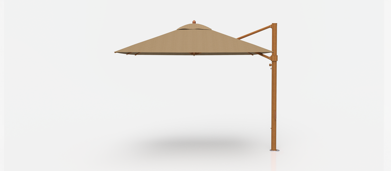 Frankford Aurora Cantilever Umbrella - Fiberglass - 10' Square