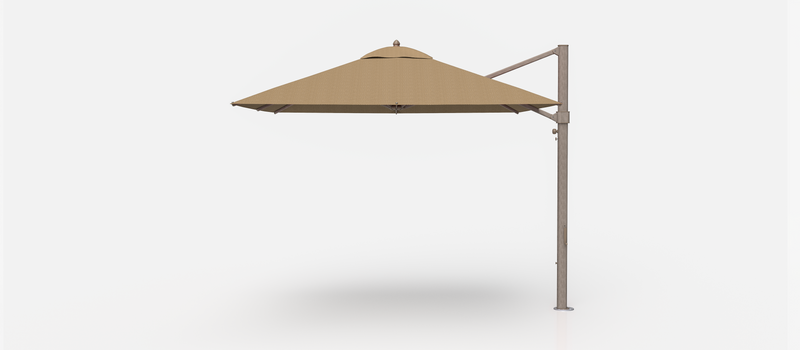 Frankford Aurora Cantilever Umbrella - Aluminum - 10' Square
