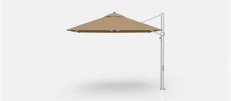 Frankford Aurora Cantilever Umbrella - Aluminum - 10' Square