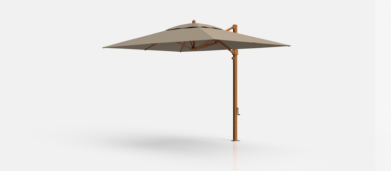 Frankford Aurora Cantilever Umbrella - Fiberglass - 8.5' x 11' Rectangle
