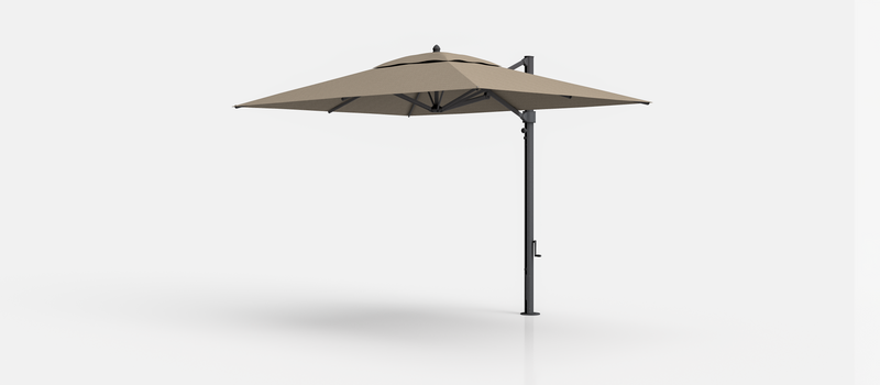 Frankford Aurora Cantilever Umbrella - Aluminum - 8.5' x 11' Rectangle