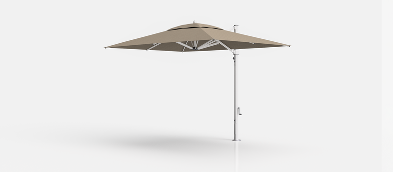 Frankford Aurora Cantilever Umbrella - Aluminum - 8.5' x 11' Rectangle
