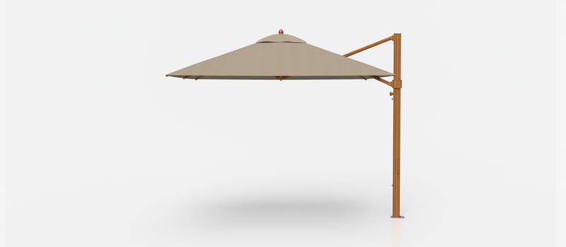 Frankford Aurora Cantilever Umbrella - Fiberglass - 10' Square