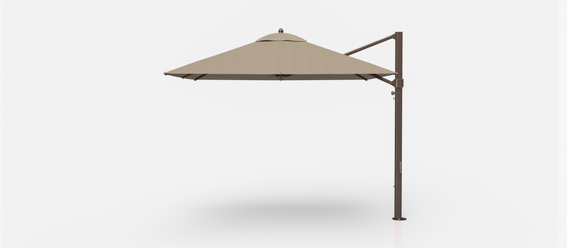 Frankford Aurora Cantilever Umbrella - Aluminum - 10' Square