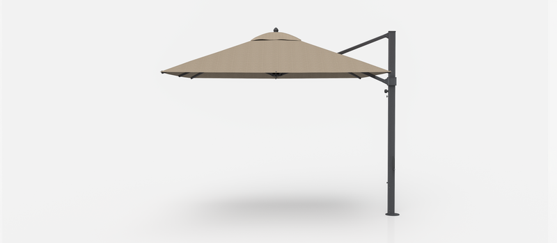 Frankford Aurora Cantilever Umbrella - Aluminum - 10' Square