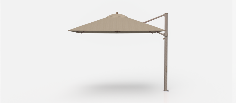 Frankford Aurora Cantilever Umbrella - Aluminum - 10' Square