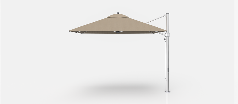 Frankford Aurora Cantilever Umbrella - Aluminum - 10' Square