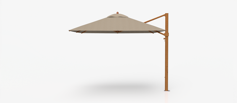 Frankford Aurora Cantilever Umbrella - Aluminum - 10' Square