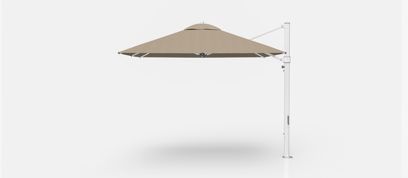 Frankford Aurora Cantilever Umbrella - Aluminum - 10' Square