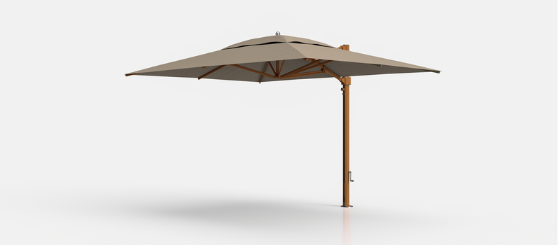 Frankford Eclipse Designer Cantilever Umbrella - 10' x 13' Rectangle