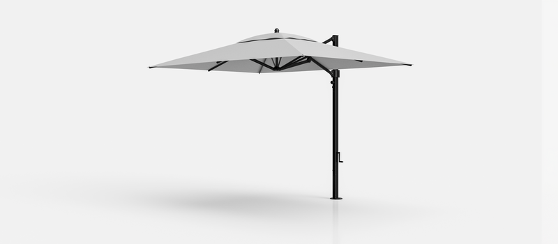 Frankford Aurora Cantilever Umbrella - Aluminum - 8.5' x 11' Rectangle