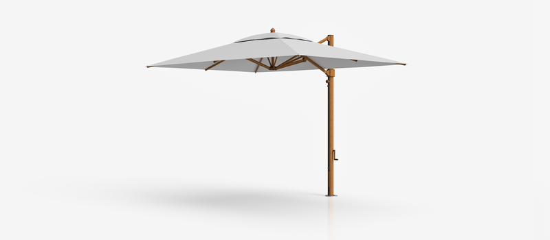 Frankford Aurora Cantilever Umbrella - Aluminum - 8.5' x 11' Rectangle