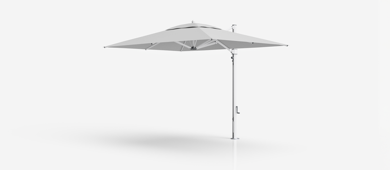 Frankford Aurora Cantilever Umbrella - Aluminum - 8.5' x 11' Rectangle