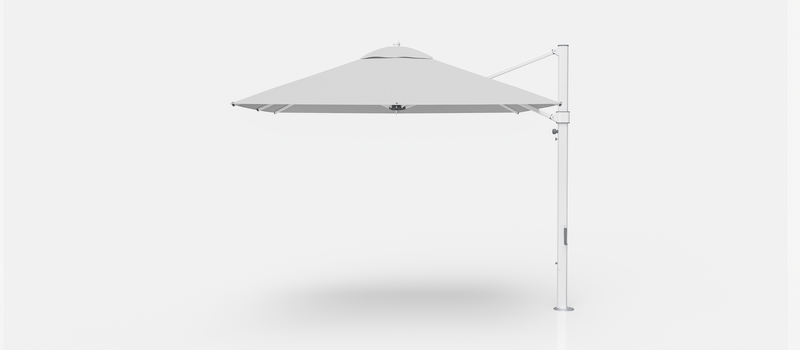 Frankford Aurora Cantilever Umbrella - Aluminum - 10' Square