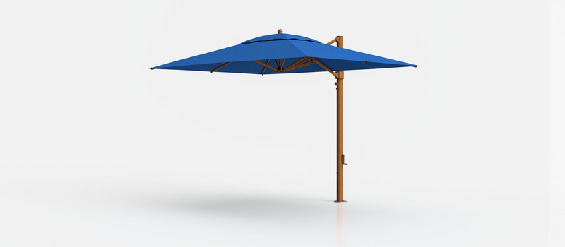 Frankford Aurora Cantilever Umbrella - Aluminum - 8.5' x 11' Rectangle