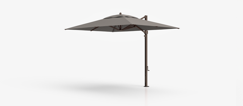 Frankford Aurora Cantilever Umbrella - Aluminum - 8.5' x 11' Rectangle