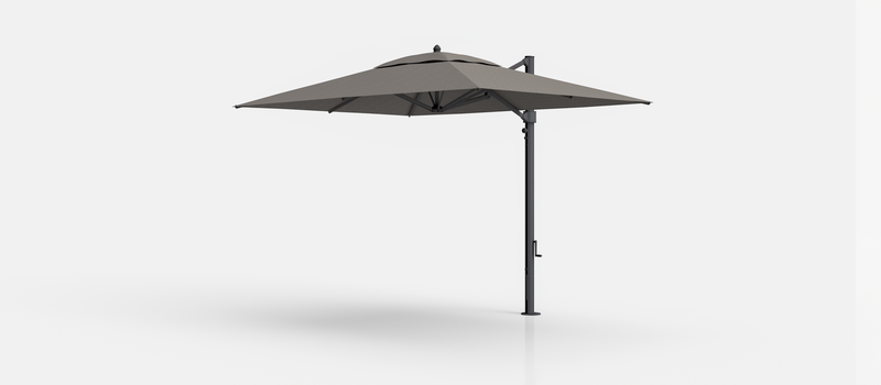 Frankford Aurora Cantilever Umbrella - Aluminum - 8.5' x 11' Rectangle