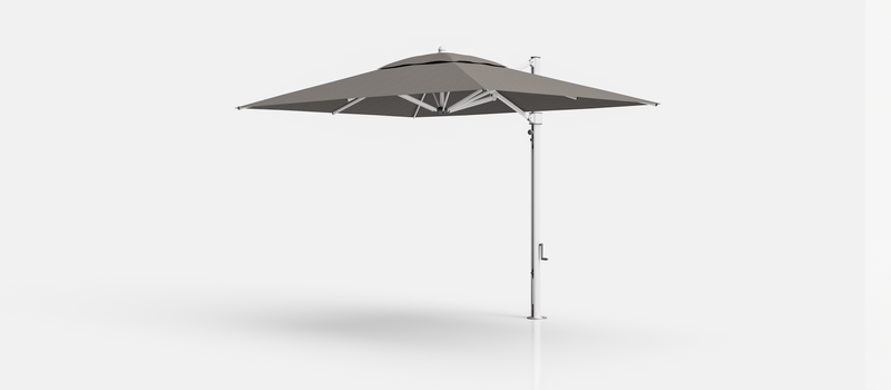 Frankford Aurora Cantilever Umbrella - Aluminum - 8.5' x 11' Rectangle