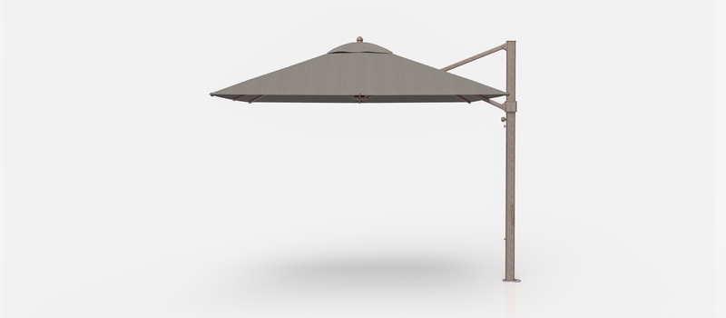 Frankford Aurora Cantilever Umbrella - Aluminum - 10' Square