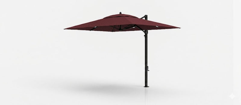 Frankford Aurora Cantilever Umbrella - Fiberglass - 8.5' x 11' Rectangle