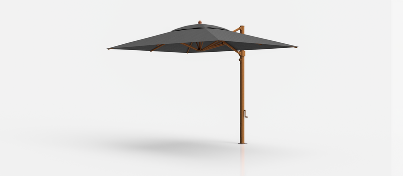 Frankford Aurora Cantilever Umbrella - Aluminum - 8.5' x 11' Rectangle