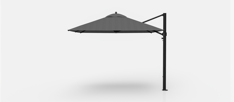 Frankford Aurora Cantilever Umbrella - Aluminum - 10' Square