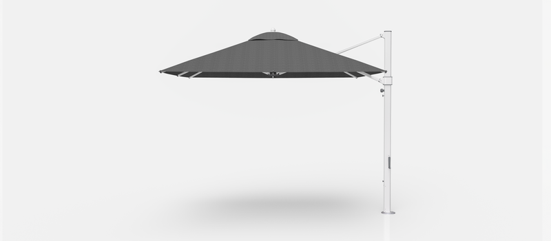 Frankford Aurora Cantilever Umbrella - Aluminum - 10' Square