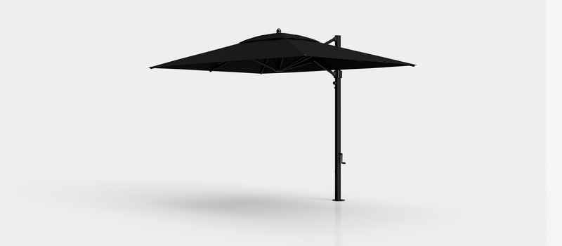 Frankford Aurora Cantilever Umbrella - Aluminum - 8.5' x 11' Rectangle