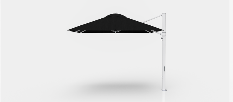 Frankford Aurora Cantilever Umbrella - Aluminum - 10' Square