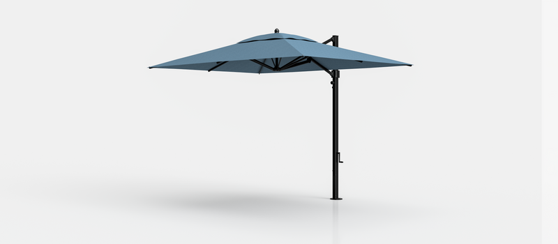 Frankford Aurora Cantilever Umbrella - Aluminum - 8.5' x 11' Rectangle